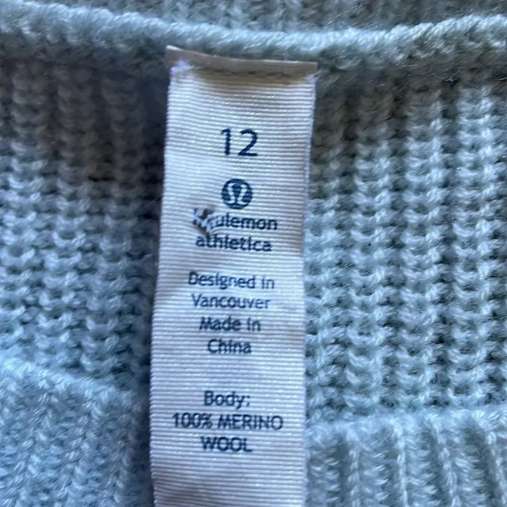 LULULEMON Seva Sweater Almost Blue